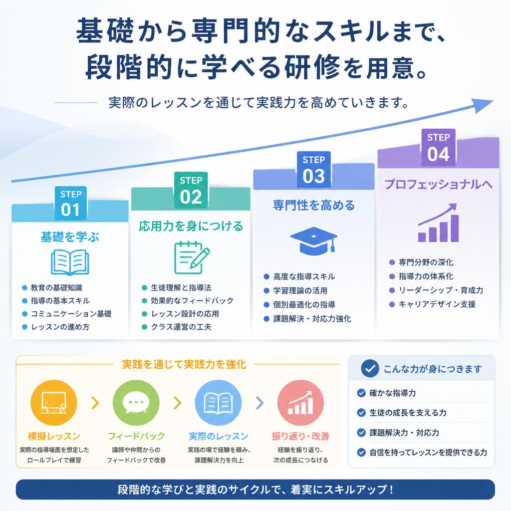 充実した資格取得プログラム