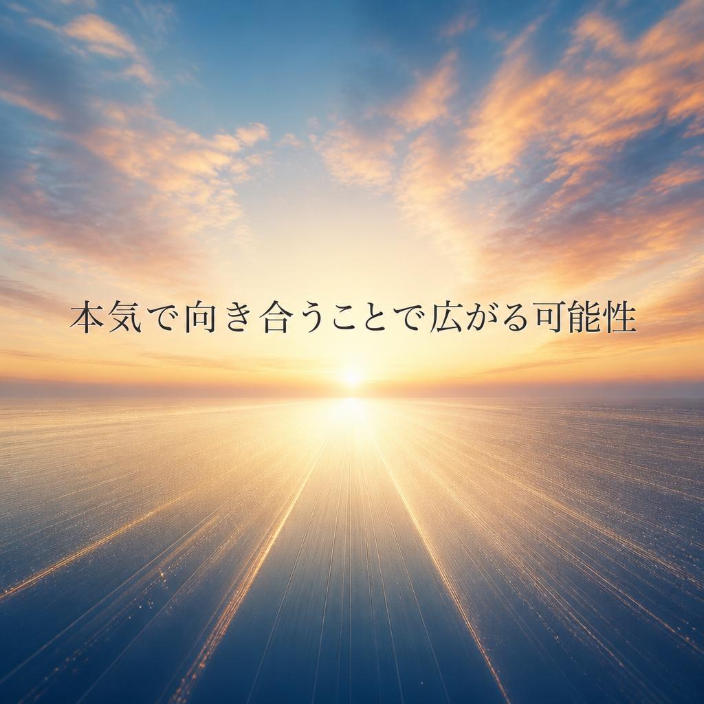 本気で向き合うことで広がる可能性