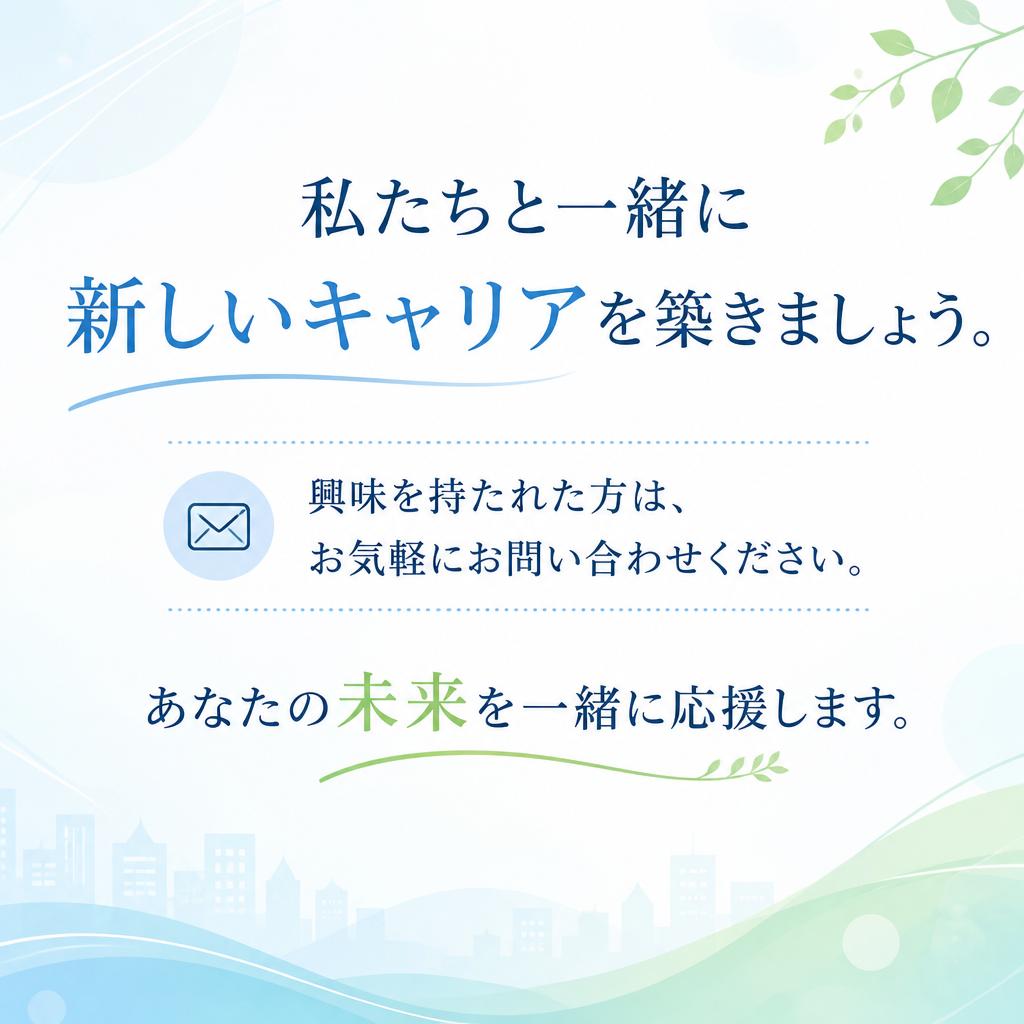 今すぐ応募して新しい一歩を!
